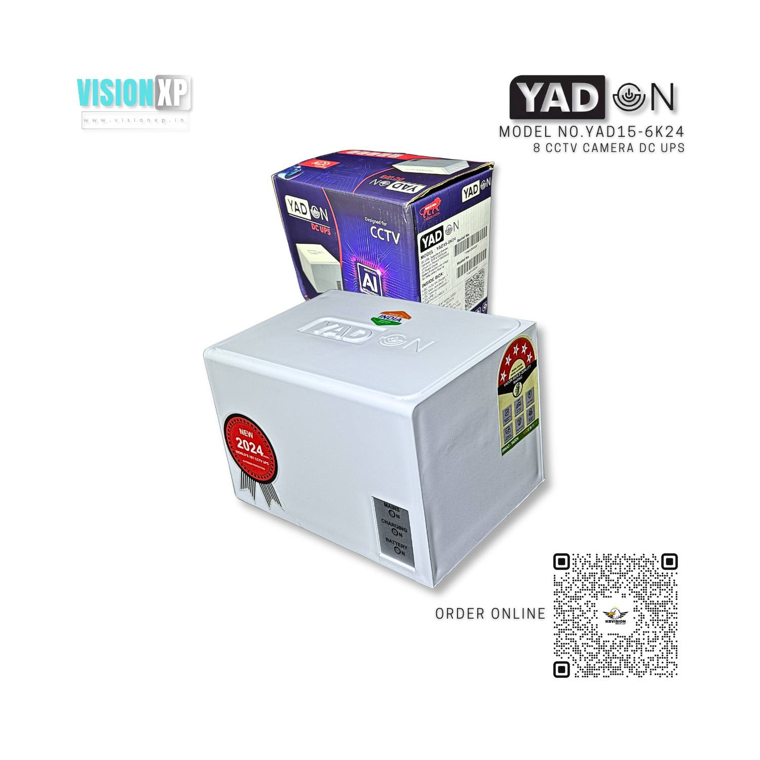 YADON YAD15-6K24 CCTV Camera Mini DC UPS